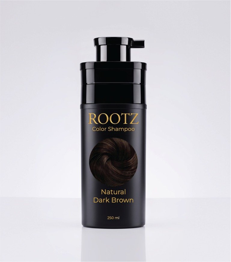 גוון Natural Dark Brown – שמפו צובע ומטפח לשיער